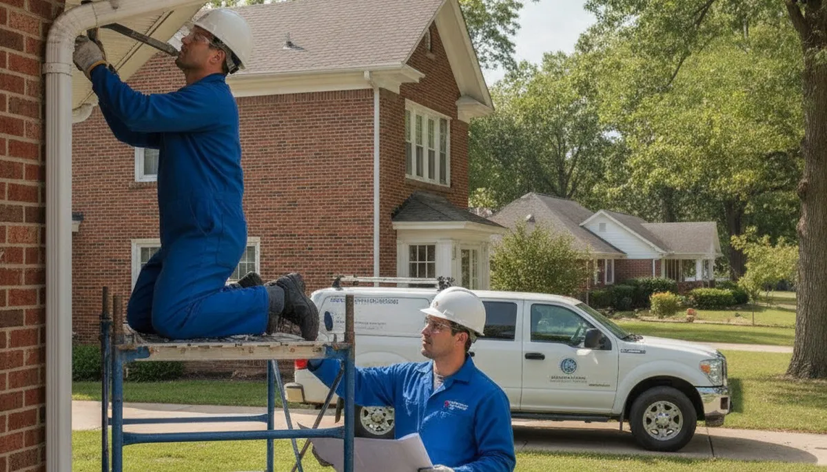 Plumbing repair technician serving Kansas City, KS for leak and pipe repair services