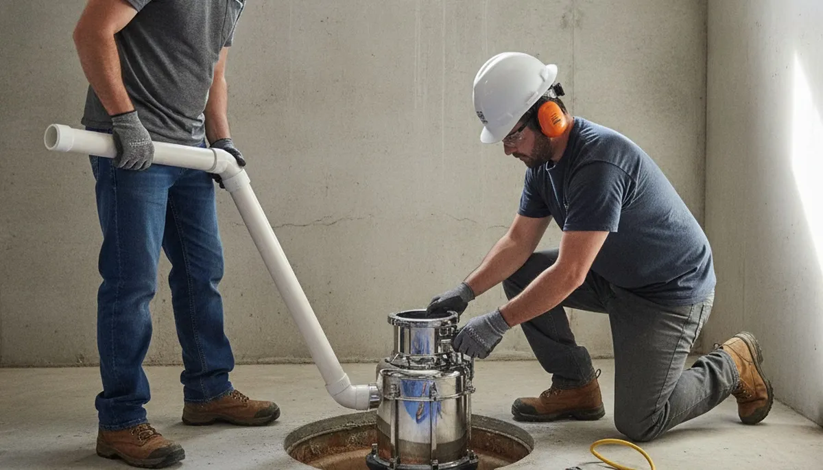Sump pump installation for Kansas City, KS homes to prevent basement flooding